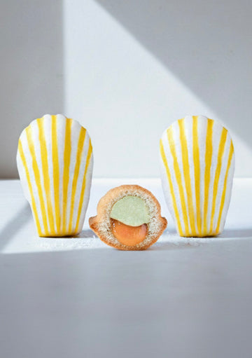 Pandan Mango Madeleine