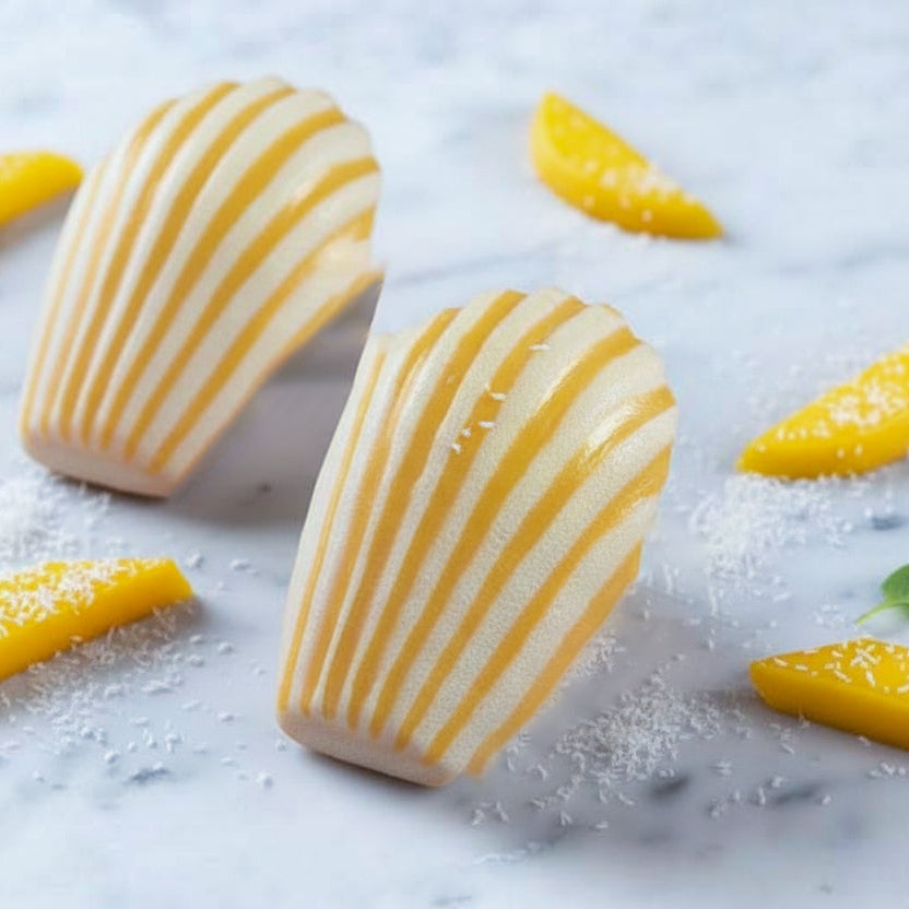 Pandan Mango Coco Madeleine